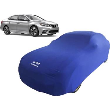 Imagem de Capa Para Carro De Tecido Lycra Nissan Sentra Anti-risco - Mz, Azul