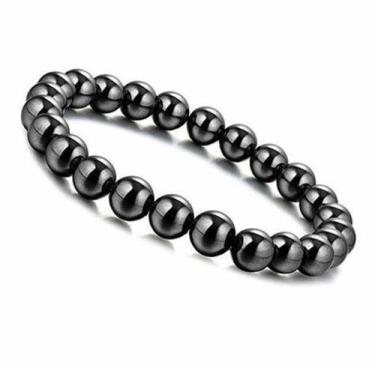Imagem de Pulseira em pedras hematita magnética 10mm - despertararts
