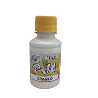 Imagem de Tinta Pva Metálica True Colors 100 Ml, BRANCO-METAL