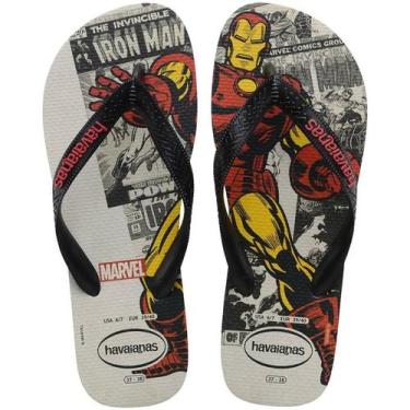 Imagem de Chinelo havaianas licenciado marvel classics 37/8 cinza havaianas