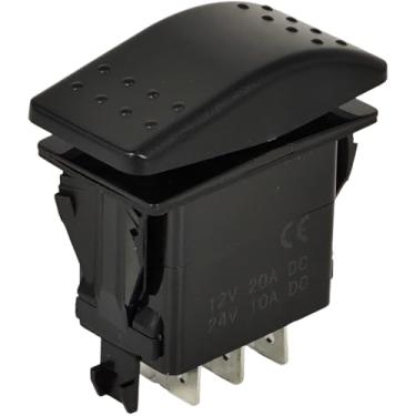 Imagem de XYZIL Interruptor de Balancim Liga-Desliga-Liga de 6 Pinos Vld2S00B-Azc00-000 Dpdt 20A 12V Dc