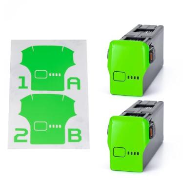 Imagem de WRAPGRADE Adesivos compatíveis com DJI Avata 2 duas baterias (verde neon)