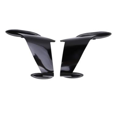 Imagem de Par de Defletores de Ar para Carenagem de Motocicleta, Asas Laterais de Carenagem Aerodinâmica para Zx-10r Zx-10rr 2022-2024 (Preto)