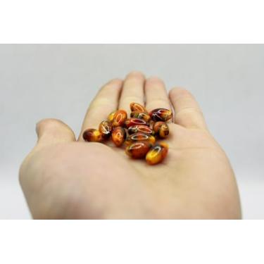 Imagem de Arroz de Resina G - 100 Contas, Colares, Pulseiras, Artesanatos (Mix)