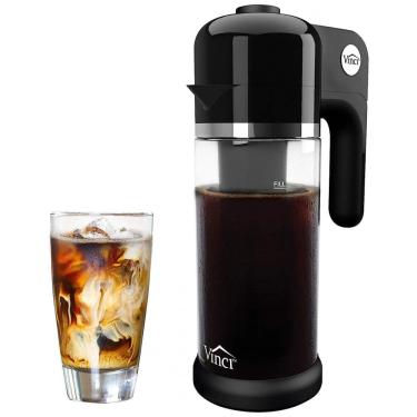Imagem de Cafeteira Elétrica Programável 1L Café Pronto em 5 Min Fácil de Usar, 110v, VINCI E23010, Preto