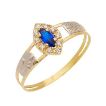 Imagem de Anel de formatura feminino pedagogia letras ouro 10k - MAEHLER JOIAS, 