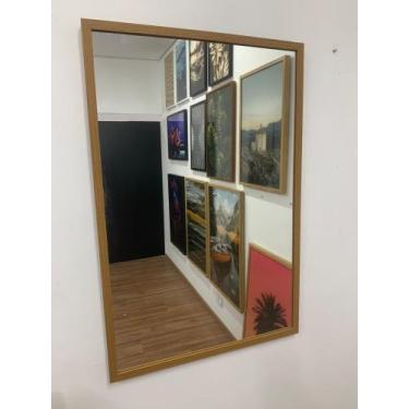 Imagem de Espelho 60x90 Com Moldura Freijó Lyo