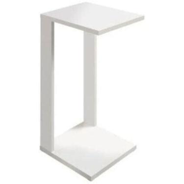 Imagem de Mesa De Canto Para Encaixe Lateral Ao Sofá Sala - Compmovel