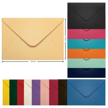 Imagem de Envelope Convite Colorido 16 x 23,5 cm Scrity 100 Unidades, Madrid