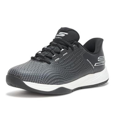 Imagem de Skechers Viper Court Reload feminino, Preto/branco, 36