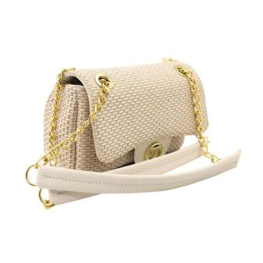 Imagem de Bolsa de Palha Clutch Festas Casamento Passeio Bolsinha Pequena - Tala