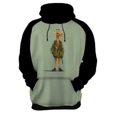 Imagem de Blusa com Capuz Girafa Exército Guerra Rússia e Ucrânia - A Fabriqueta