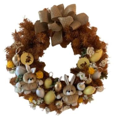 Imagem de Guirlanda De Páscoa De 60cm - Verytel Presentes e Decorações