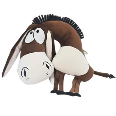 Imagem de Travesseiro Almofada para Viagem Pescoço Burro Descanço Infantil Feminino Masculino Fofo Confortavel Animais