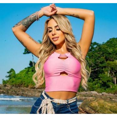 Imagem de Kit 15 Cropped Suplex Com Bojo Cores Variadas - TLT, Colorido, Feminin