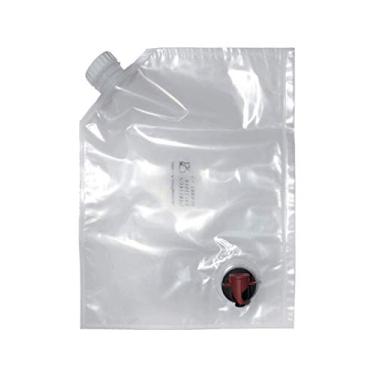 Imagem de Bolsa de refil para bolsa de vinho - Bolsas de reposição BYOB para refrigeradores de vinho, bolsas, suportes e transportadores (saco bico duplo na caixa) - recarregável, reutilizável, livre de BPA!, Clear, 3 Liter - 3 Pack