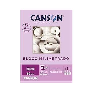 Imagem de Bloco Canson A3 50 Folhas Milimetrado