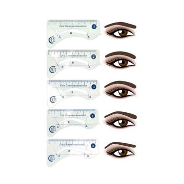 Imagem de Kit De Desenho Com Régua Para Sobrancelhas 3310 Santa Clara