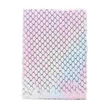 Imagem de Fenteer Caderno de Pelúcia para Anotações E Ilustrações, Diário Criativo para Jovens, Padrão Vertical