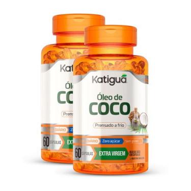 Imagem de Kit 2 Oleo de Coco 1000MG 60CAPS - Katiguá, NATURAL