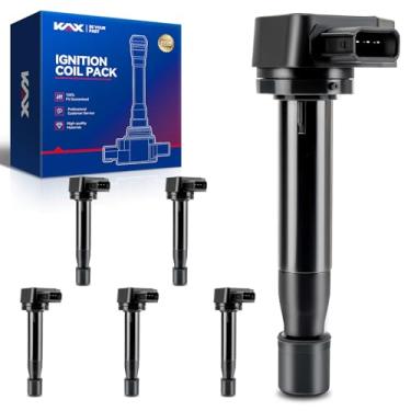 Imagem de KAX Conjunto de Bobinas de Ignição com 6 Peças Compatíveis com 2005 2006 2007 2008 Acura Cl Rl Tl 2001 2002 2003 Honda Accord Odyssey Pilot Civic 1.7L 3.0L 3.2L 3.5L Substituição p (Bobinas De Ignição