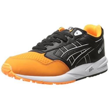 Imagem de ASICS Tênis de corrida retrô GEL Saga, Laranja Pop/Preto, 39