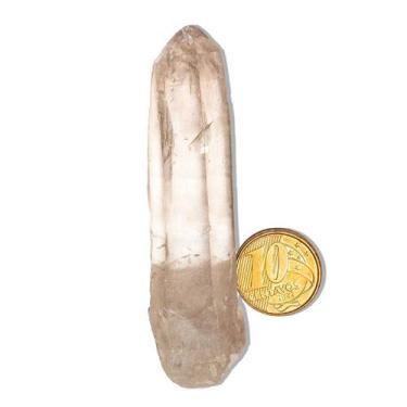 Imagem de Ponta Cristal Lemúria Bruta Natural Tipo A 80 a 90mm 53g - CristaisdeC