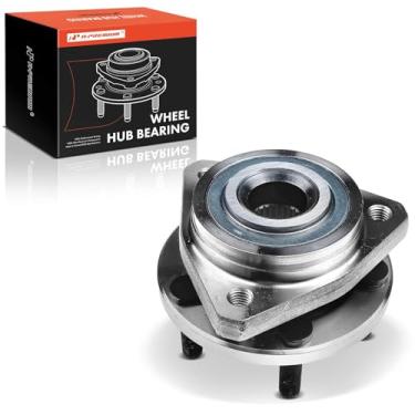 Imagem de A-Premium Rolamento de roda dianteira e conjunto de cubo com 5 terminais compatíveis com Chrysler Sebring 1996-2006, Cirrus 1995-2000, Dodge Stratus 1995-2006, Plymouth Breeze 1996-2000