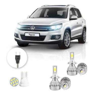 Imagem de Lampadas Led Volkswagen Tiguan 2012 A 2020 H7 H7 20000lm - V10, Branco