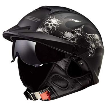 Imagem de Capacete de motocicleta Rebelião LS2LS2 Small marrom 590-1112