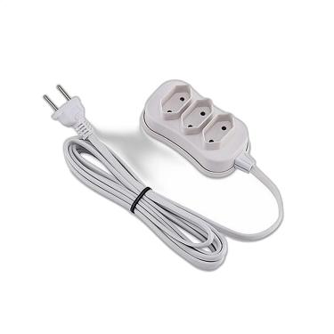 Imagem de Extensão Elétrica 3 Tomadas 1.5 Metros Knup Sl7013