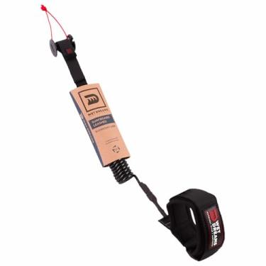 Imagem de Leash Espiral Strep Cordinha Para Prancha de Bodyboard Surf Bicep Wet Dreams 2 Giradores