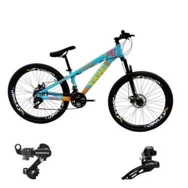 Imagem de Bicicleta Aro 26 Vikingx Aluminio Tuff 25 Mtb 24v Cambio Shimano Diant