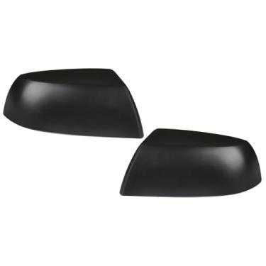 Imagem de Osompar Capa de espelho retrovisor externo preto texturizado para Toyota Tundra 2007-2021 Toyota Sequoia substitui 87945-0C020 87915-0C040