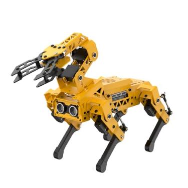 Imagem de AI Vision & Voice Interaction Smart Robot Dog for Arduino Scratch Python with Robotic Arm Self-Balancing Target Recognize/Tracking Bionic Quadruped Programming STEM Education Robot Kit, MechDog Pro