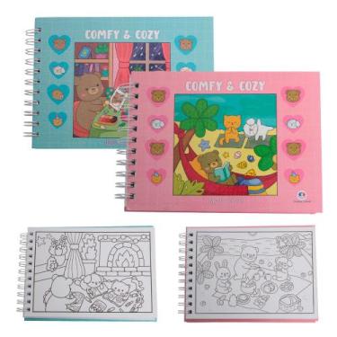 Imagem de Livro De Colorir Adulto Bobbie Goodies Desenhos Variados - Toys 2u, Az