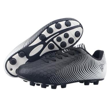Imagem de Vizari Stealth FG Tênis de futebol preto/branco, Branco, 9.5 Regular US