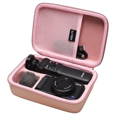 Imagem de L LTGEM Capa Para Câmera Compatível Com Digital Sony Zv-1F / Zv-1 Ii Vlog, Tripé, Microfone E Kit De Acessórios Vlogger, Ouro Rosa