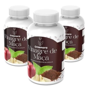 Imagem de Vinagre de Maça - 120 Cápsulas - GREENORA (Kit 3)