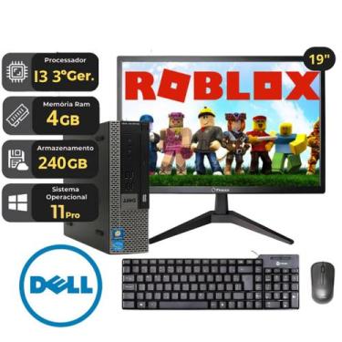 Imagem de Computador Completo Optiplex 7010 Micro Bluetooth Dell I3 3º Ssd 240gb