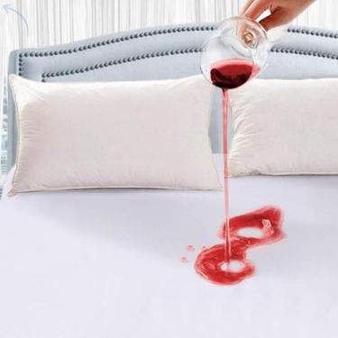 Imagem de Capa Protetora Impermeável Malha Colchão Queen Atura Até 35 cm Cama Bo