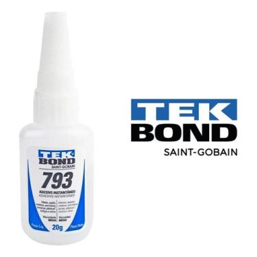 Imagem de Cola Adesivo Instantâneo Média Viscosidade Tekbond 793 20g - Mais vend