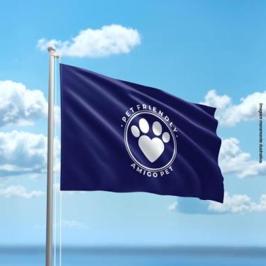 Imagem de Bandeira Pet Friendly 80cmx140cm Tecido Oxford 100% Poliéster - PRESEN