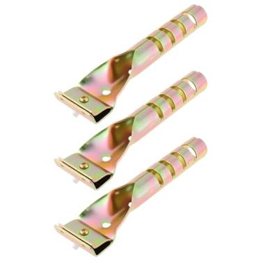 Imagem de LT Easiyl Raspador de tinta de aço carbono resistente 3 peças para remover tinta cola ferrugem de madeira (sem lâmina)