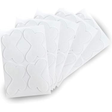 Imagem de 72 adesivos de orelha, fitas de orelha de elfo em forma de borboleta, suporte forte, transparente, indolor, silicone, cosméticos, adesivos, diga adeus às orelhas planas, para criar um rosto em forma