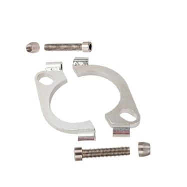 Imagem de Rwraps Kit de reparo de flange dividido de 6,35 cm, kit de reposição de reparo de flange de fenda plana de ferro de 63,5 mm/2,5 polegadas