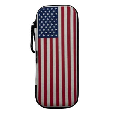 Imagem de Platypus Golf Co. Organizador rígido de estojo de viagem para caddie de golfe - modelador e suporte de luva articulada - Bolso de malha e compartimentos de armazenamento para telefone, camisetas