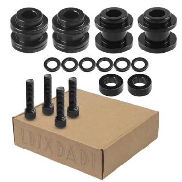 Imagem de LDJXDADI HoldFast Sissy Bar Kit de ferragens compatível com Softail Deluxe Low Rider Fat Boy Street Bob Fat Bob FXFB FLDE FXBR FLHC FLSB FLSL FXBB FXLR 2018-Up