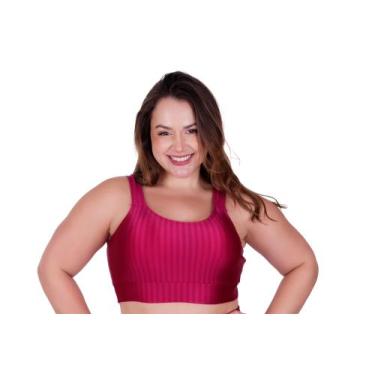 Imagem de Top de Academia Grande Plus Size Fitness 46 48 50 - c7 TOP NICOLE - BY