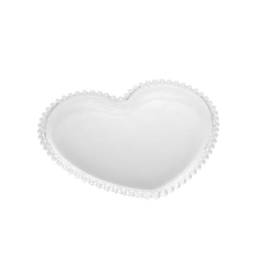 Imagem de WOLFF - Prato de Cristal Coração 20cm x 17cm x 2cm - Linha Pearl